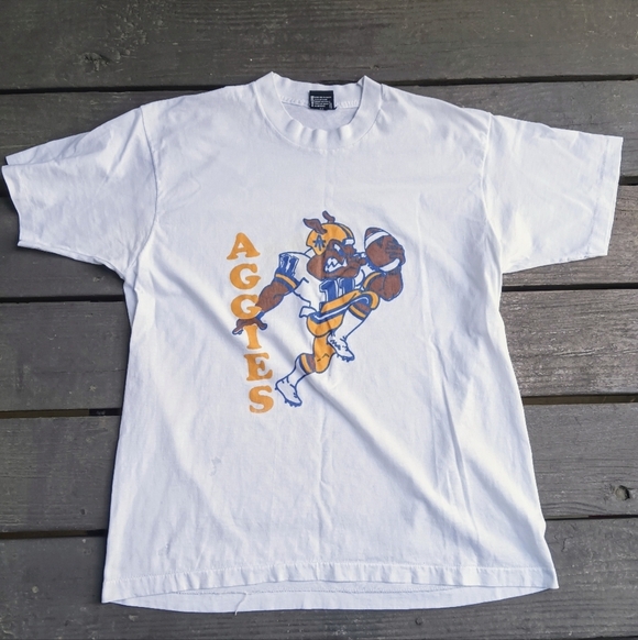 Other - Vintage North Carolina A&T Aggies Football Short Sleeve White T Shirt Size XL